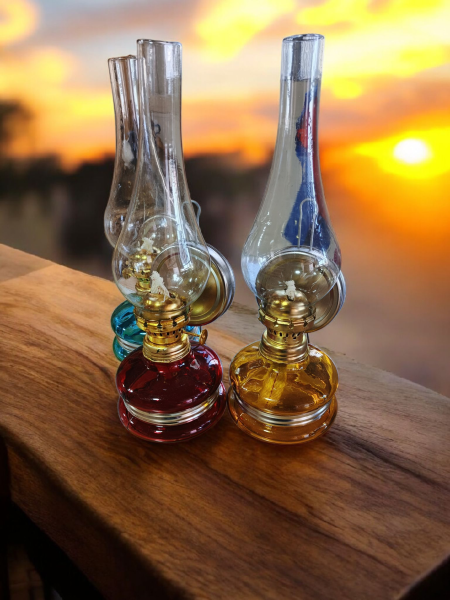 لامبات زجاج ملونة